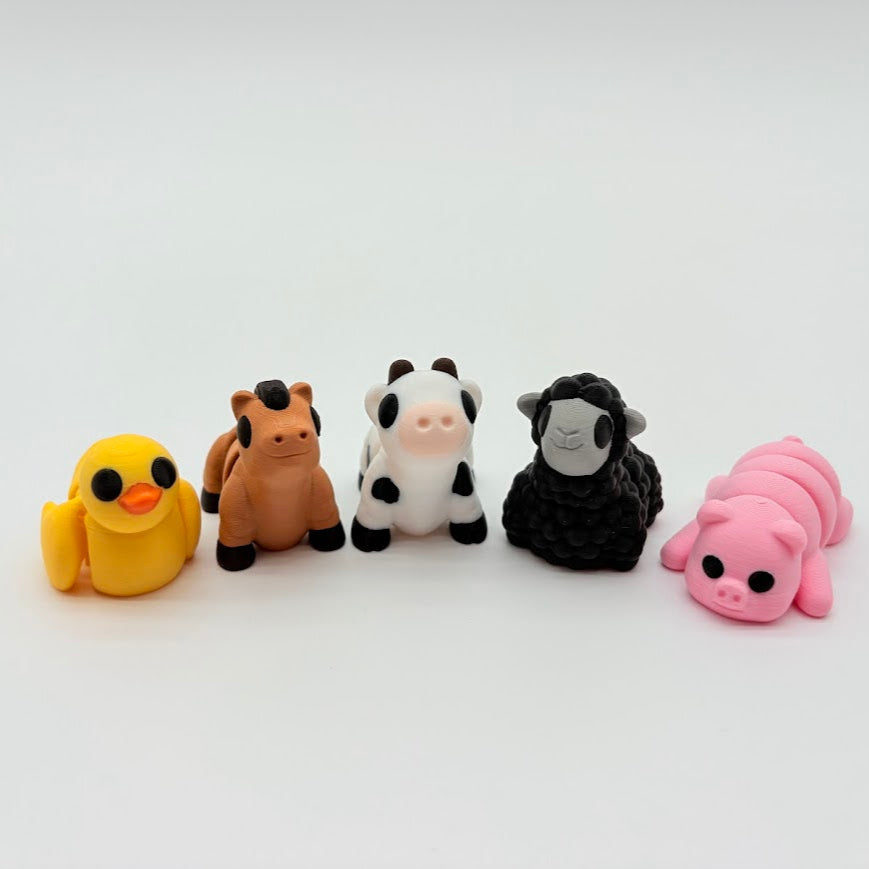 Mini Barn + Barnyard Animals