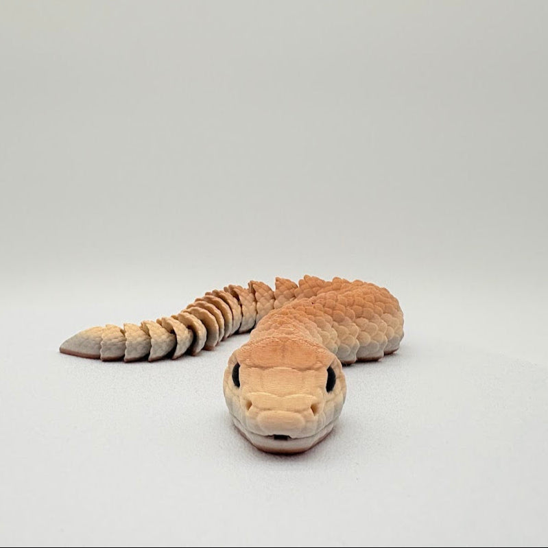 10" Articulated Brown Snake β Realistic & Poseable πβ¨