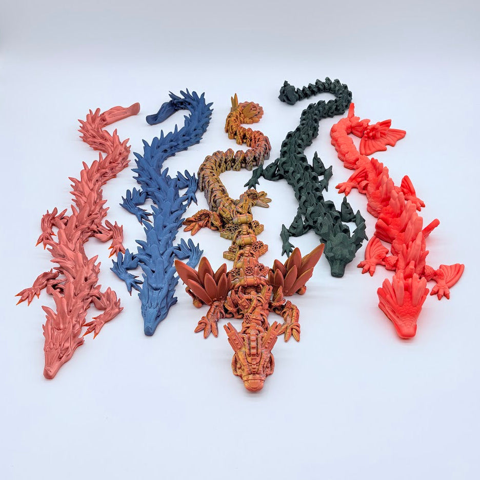 3D Printed Articulated Dragons – JP Crafted Designs