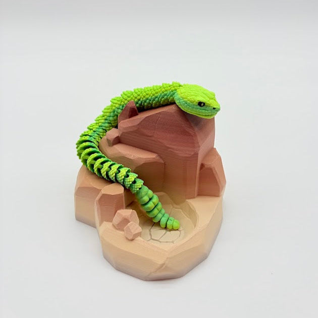 10" Articulated Rattlesnake β Realistic and Poseable πβ¨