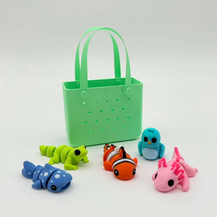 Mini Tote Bags with Surprise Mini Figures