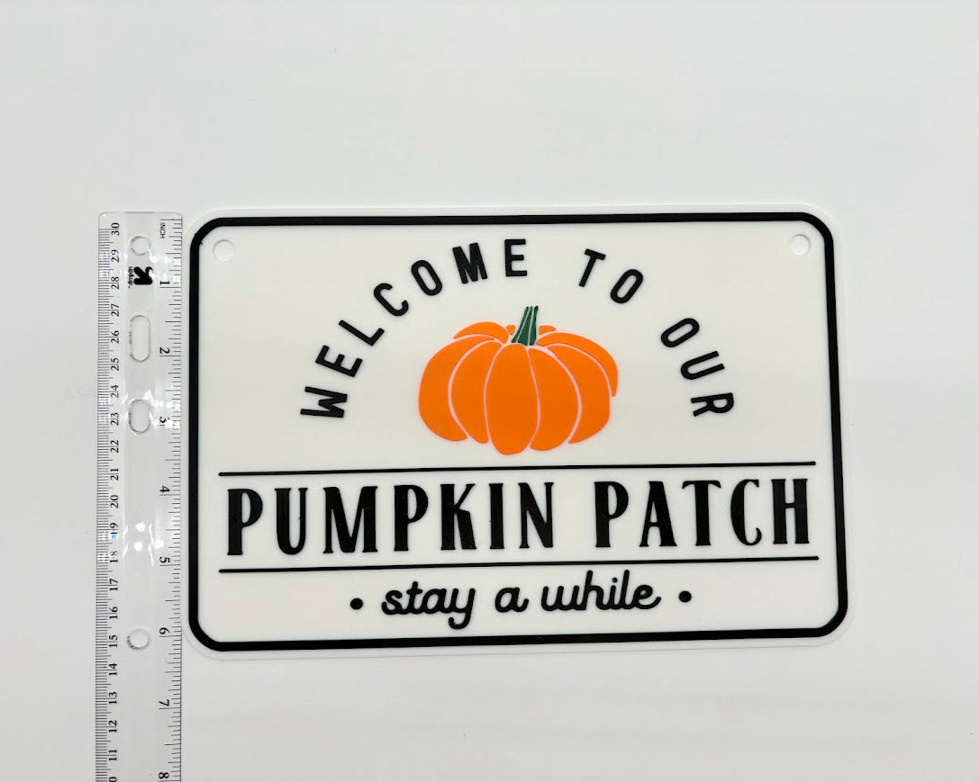 Pumpkin Patch Sign