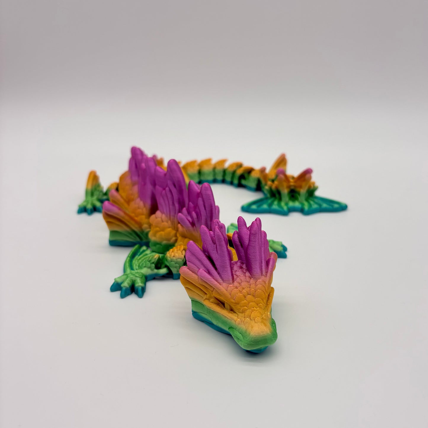 3D Printed Articulated Dragons