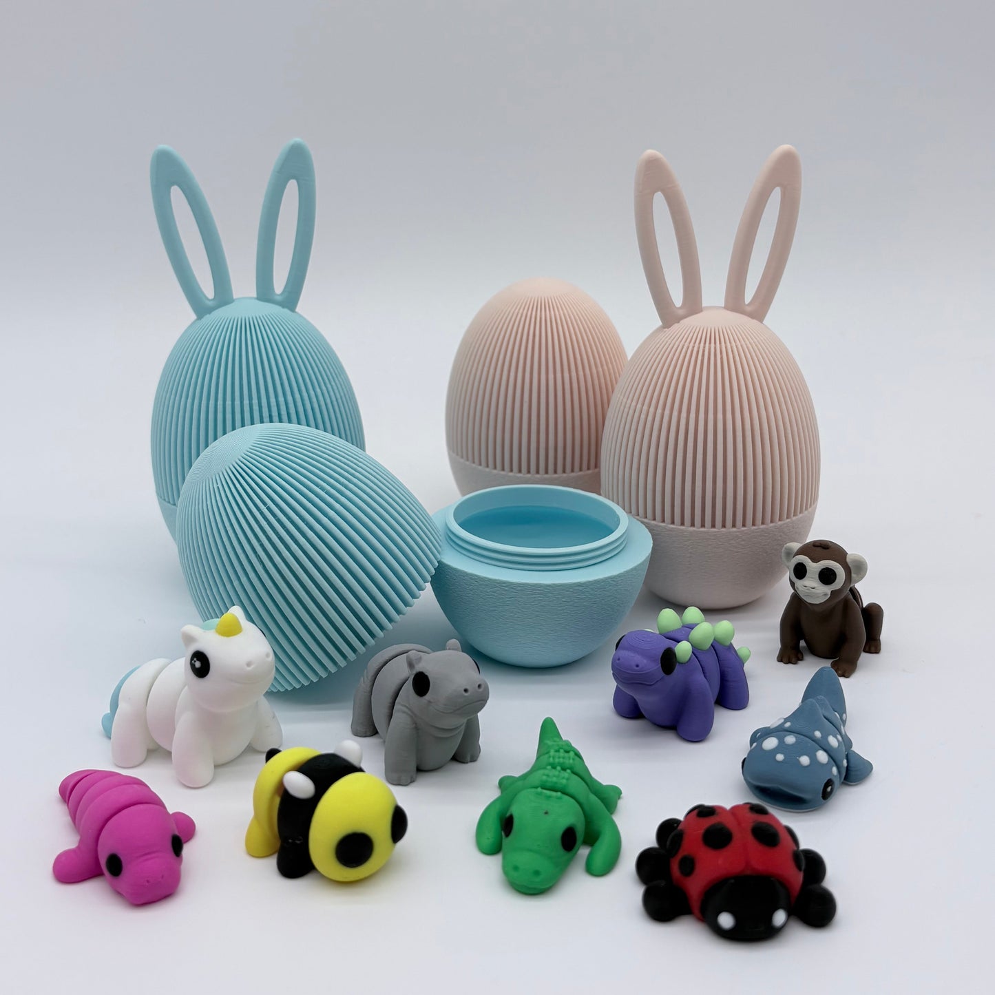 3D Printed Decorative Easter Eggs – Optional Surprise Pocket Pets