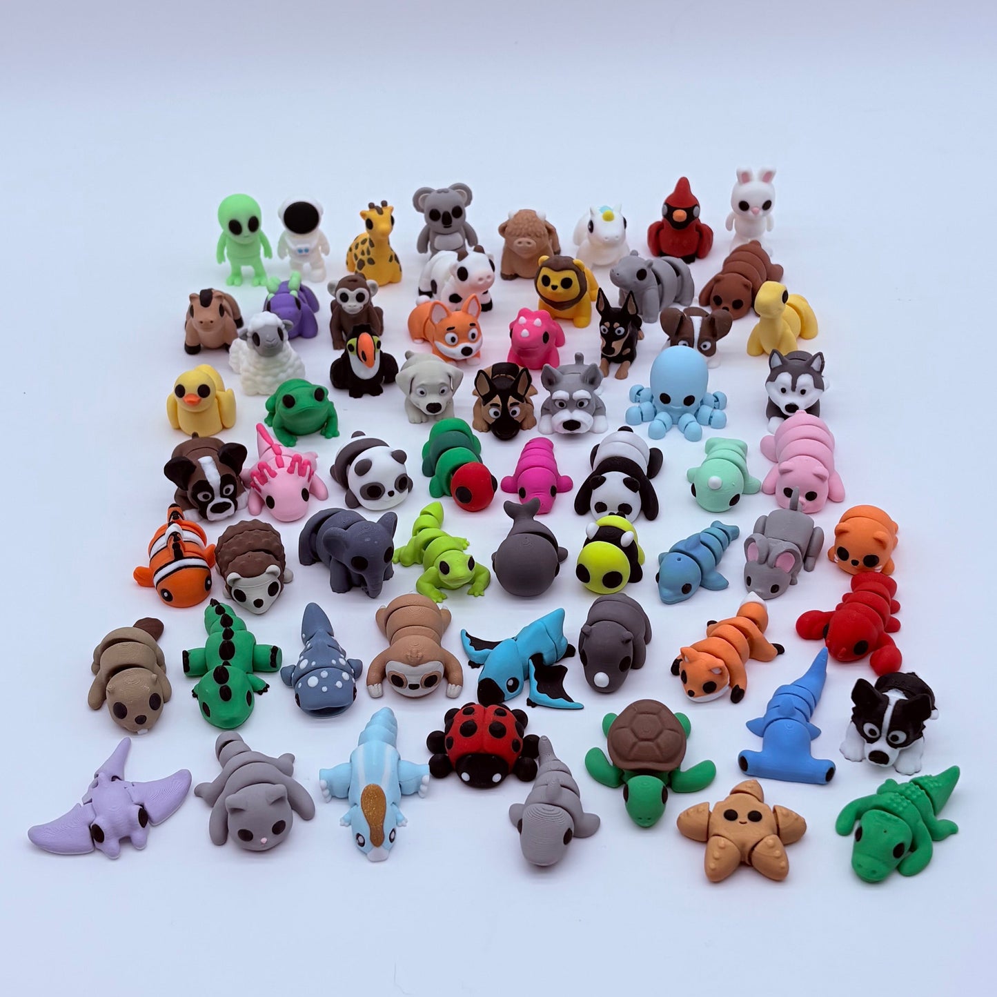 Easter Eggs Pre-Filled with 3D Printed Pocket Pets