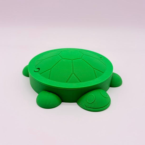 Turtle Desktop Sandbox – 3D Printed Mini Beach with Kinetic Sand