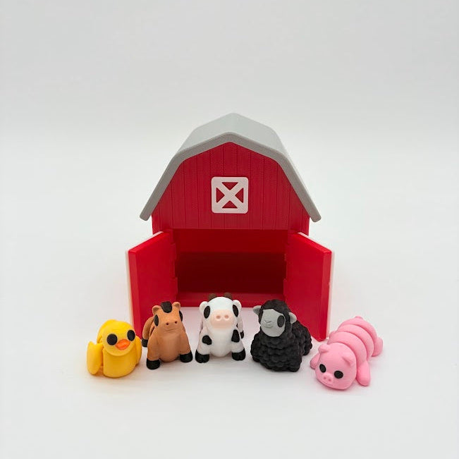Mini Barn + Barnyard Animals