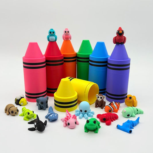 Crayon Containers – With or Without Surprise Minis!