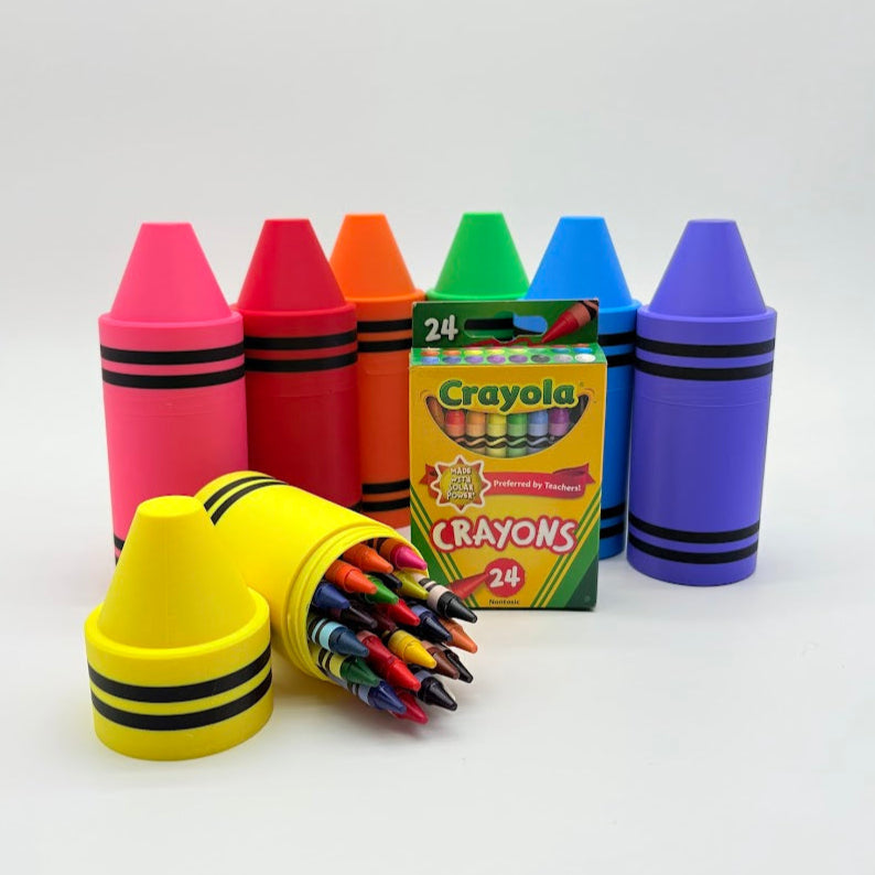 Crayon Containers – With or Without Surprise Minis!