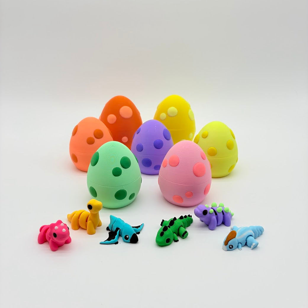 Dino Eggs with Dinosaur Mini Figures