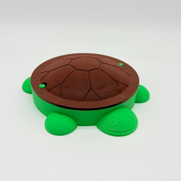 Turtle Desktop Sandbox – 3D Printed Mini Beach with Kinetic Sand