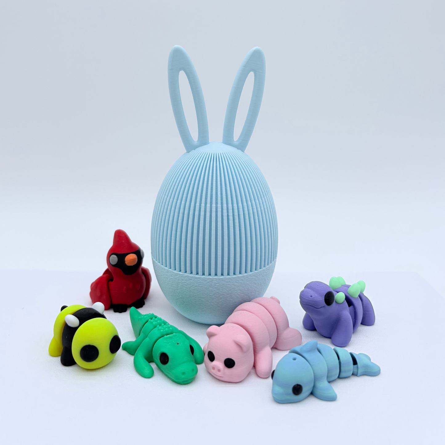 3D Printed Decorative Easter Eggs – Optional Surprise Pocket Pets
