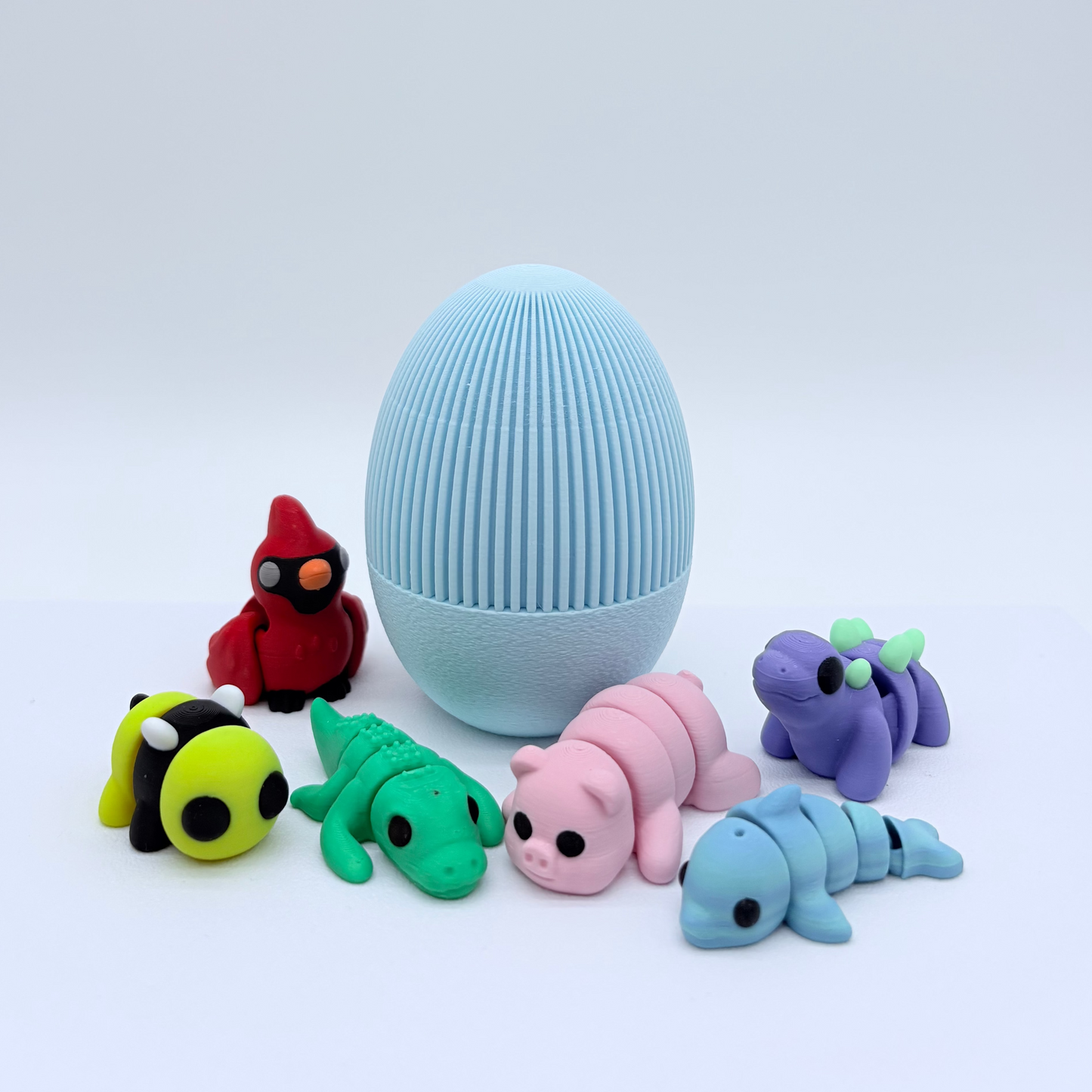 3D Printed Decorative Easter Eggs – Optional Surprise Pocket Pets