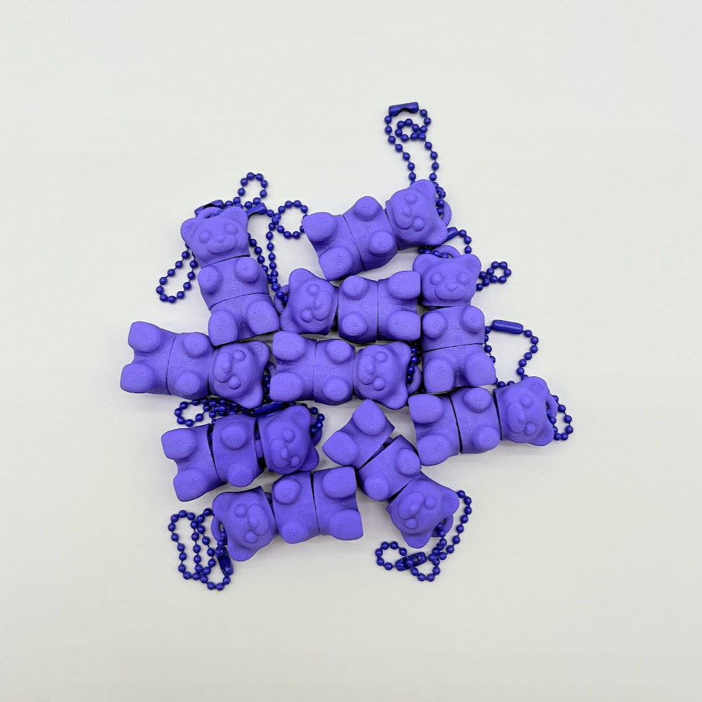 Friendship Bears Keychains - Rainbow Packs, Single Colors or Customizable Colors