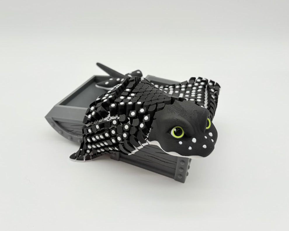 Articulated Stingray Figurine