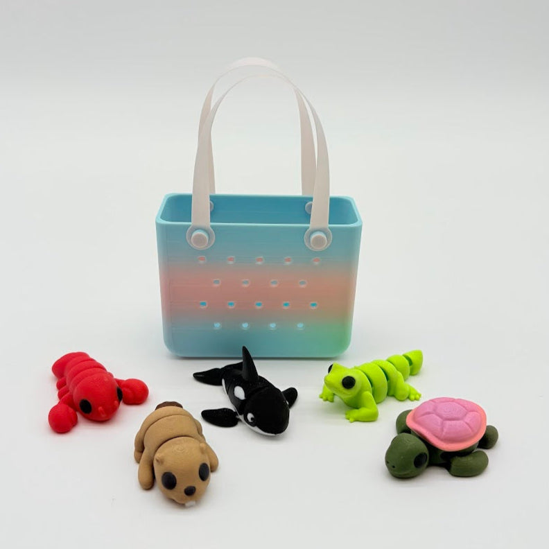 Mini Tote Bags with Surprise Mini Figures