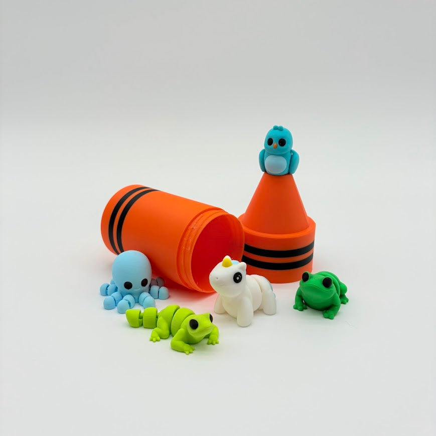 Crayon Containers – With or Without Surprise Minis!