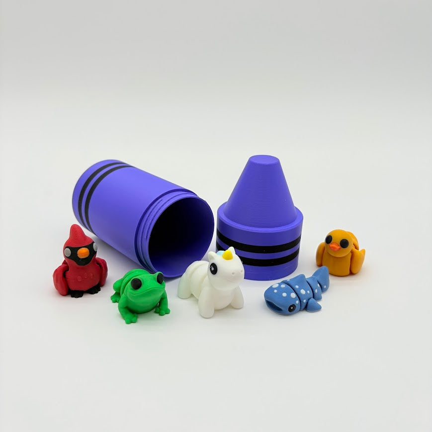 Crayon Containers – With or Without Surprise Minis!