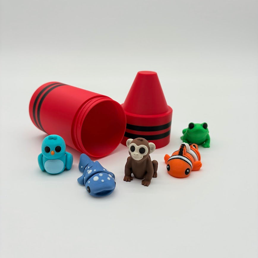Crayon Containers – With or Without Surprise Minis!