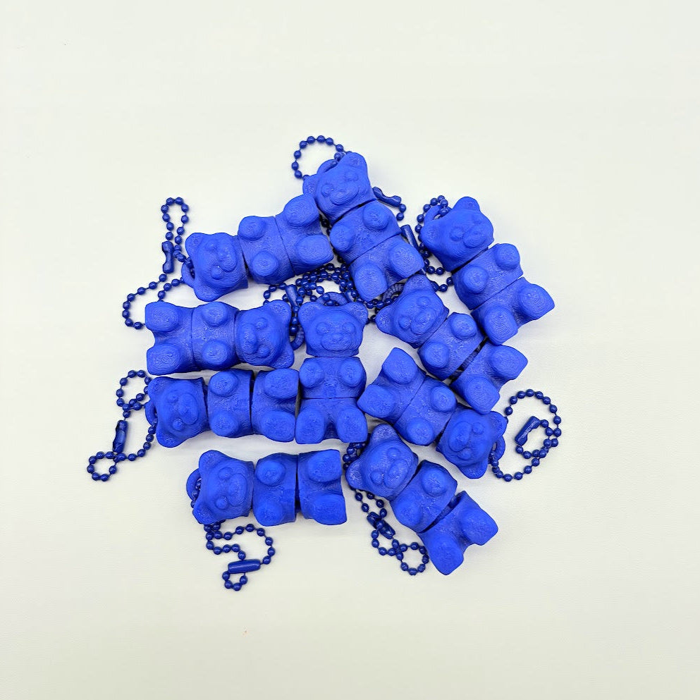 Friendship Bears Keychains - Rainbow Packs, Single Colors or Customizable Colors