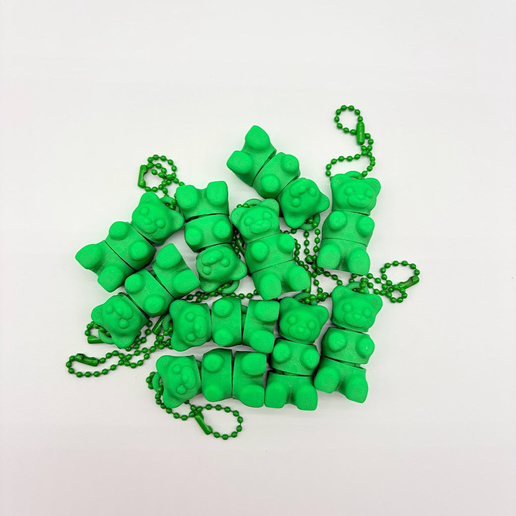 Friendship Bears Keychains - Rainbow Packs, Single Colors or Customizable Colors